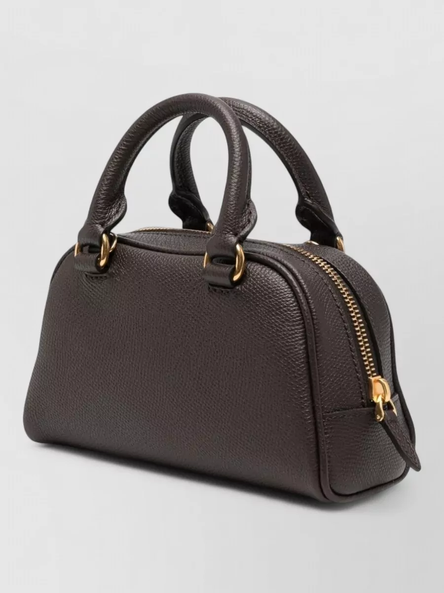 Valentino Garavani Vlogo Signature Mini Leather Top Handle Bag