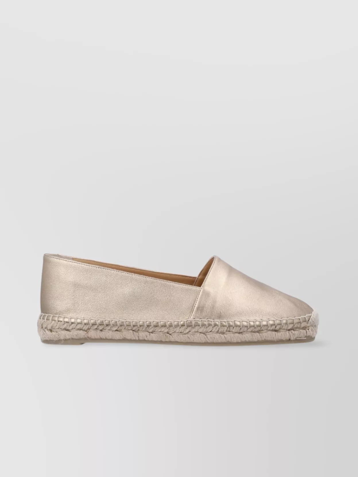 Shop Castaã±er Metallic Finish Espadrille Sole