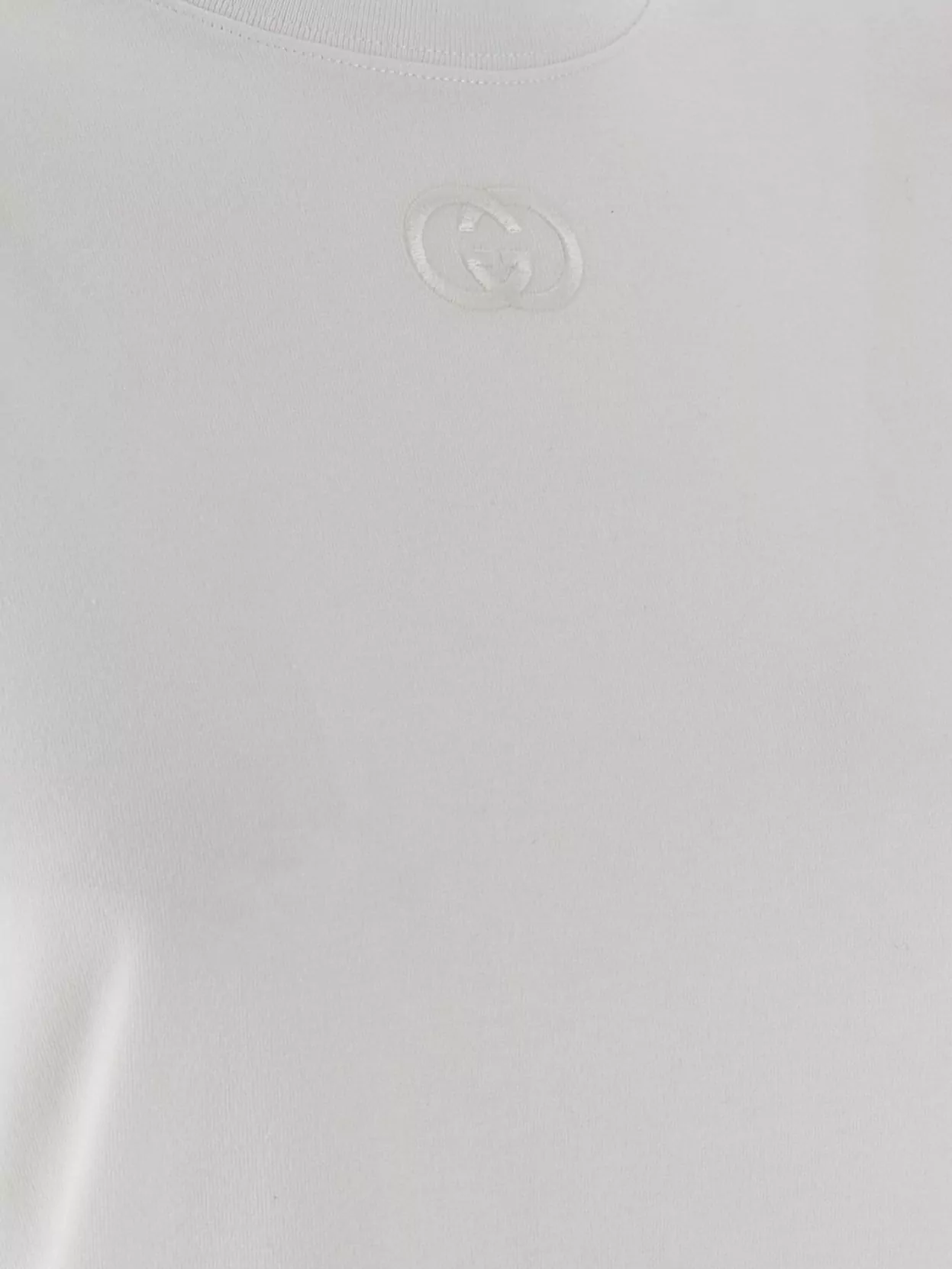 Gucci Gg Logo Crew Neck Short Sleeve T-Shirt