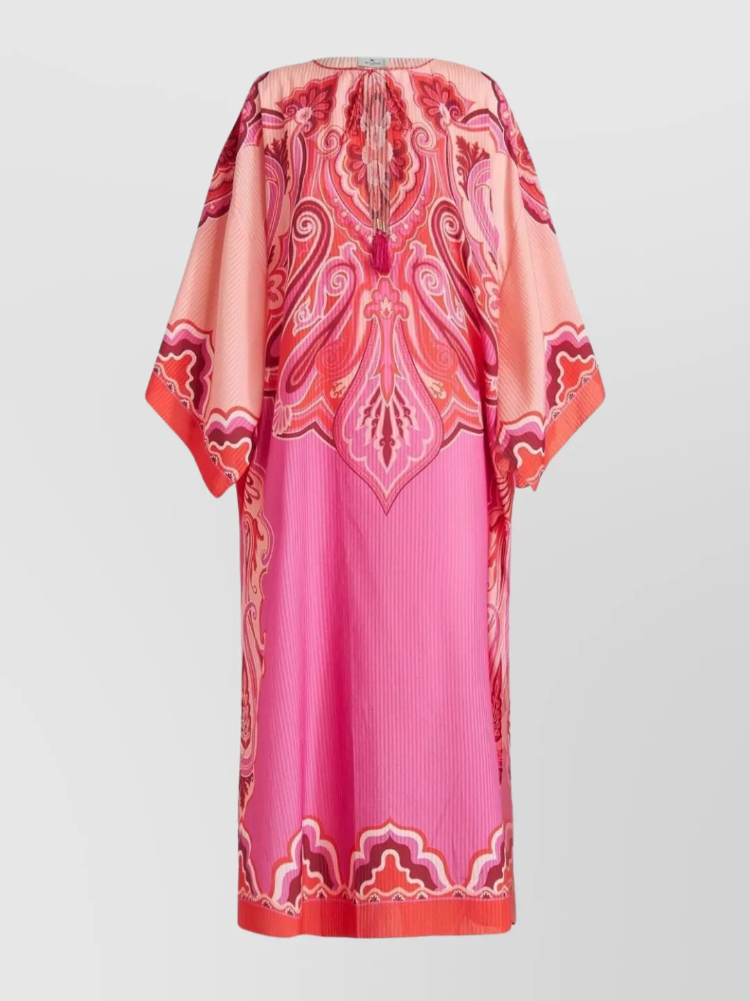 Shop Etro Graphic Print Shift Dress In Pink
