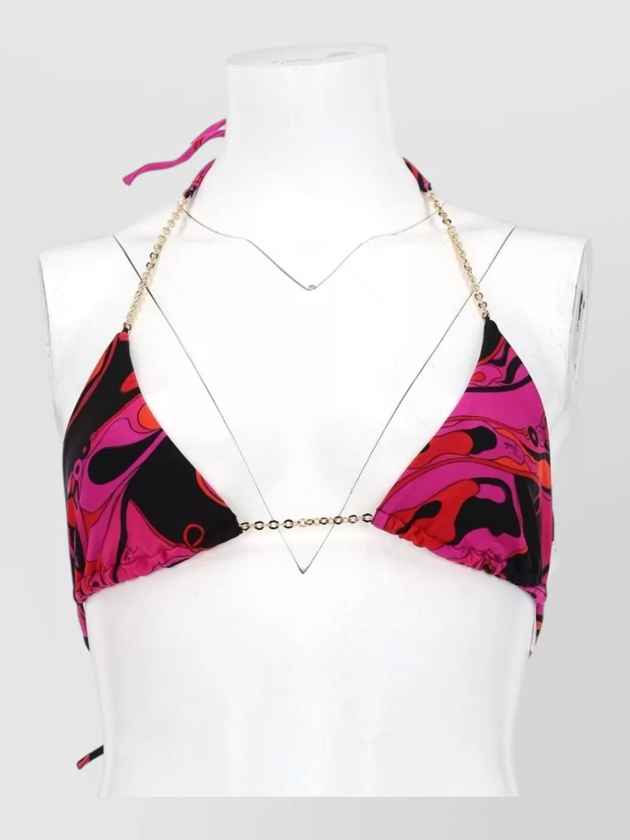 Pucci Printed Bikini Top