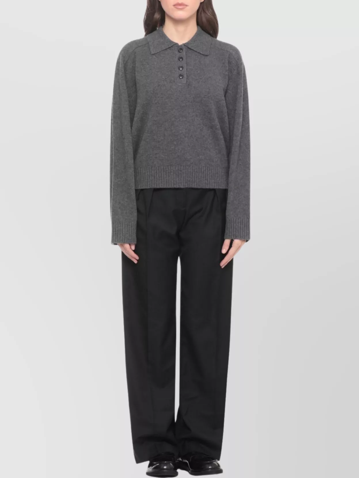 Loulou Studio Cashmere V-Neck Cardigan