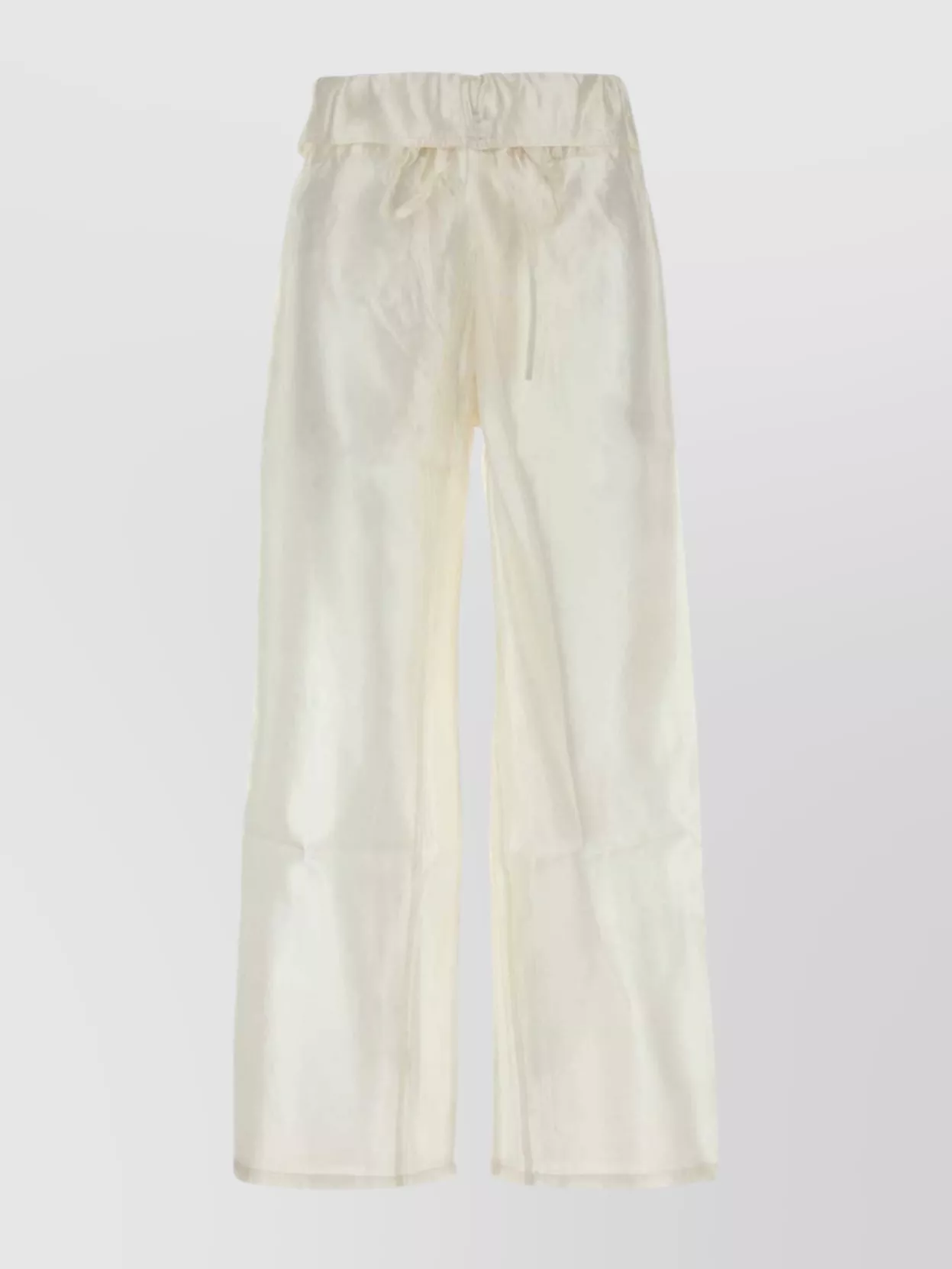 Gimaguas Oahu Silk Pant Elastic Waistband In Neutral