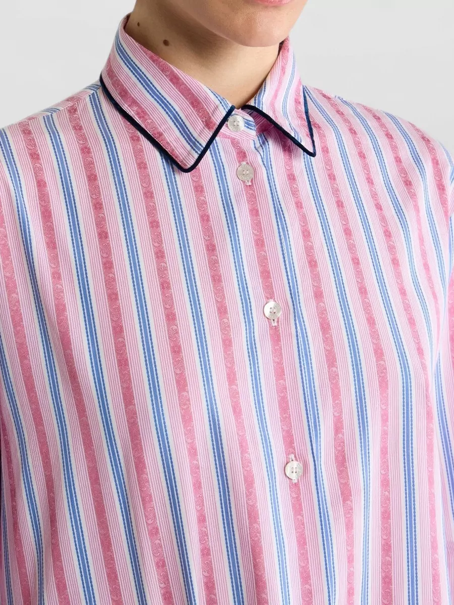 Etro Striped Cotton Shirt