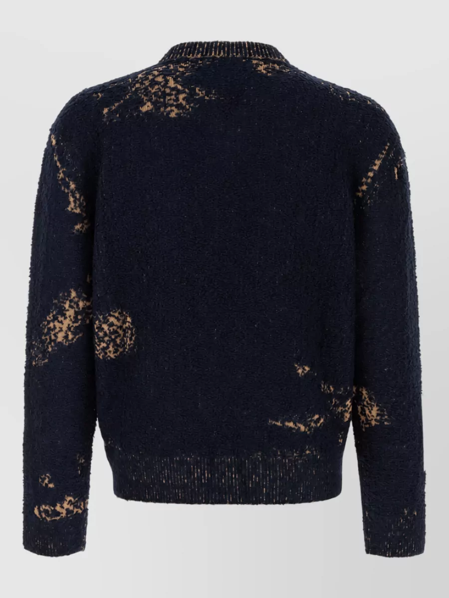Maison Margiela Ribbed V-Neck Sweater