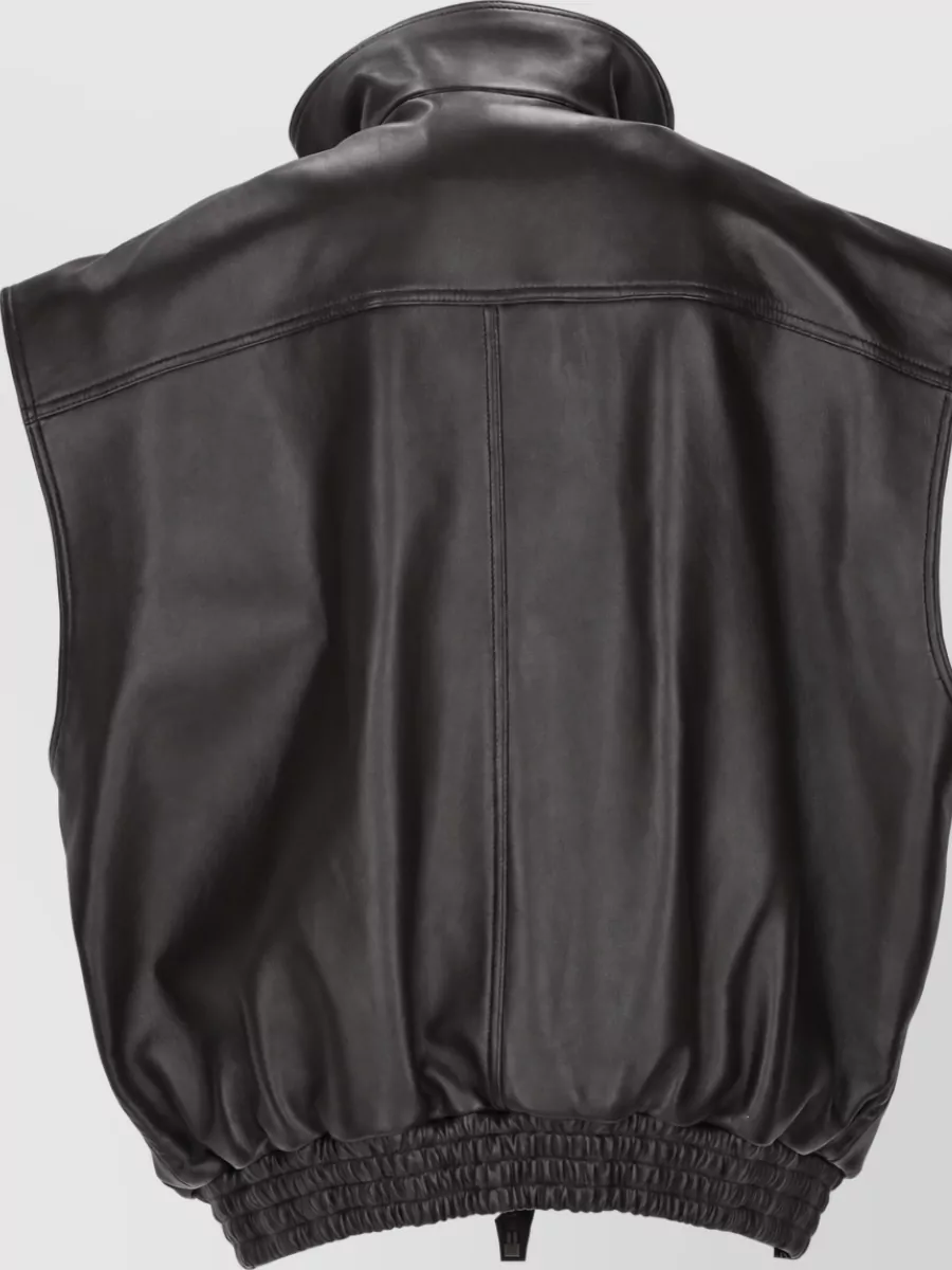 Balenciaga Leather Blouson Jacket