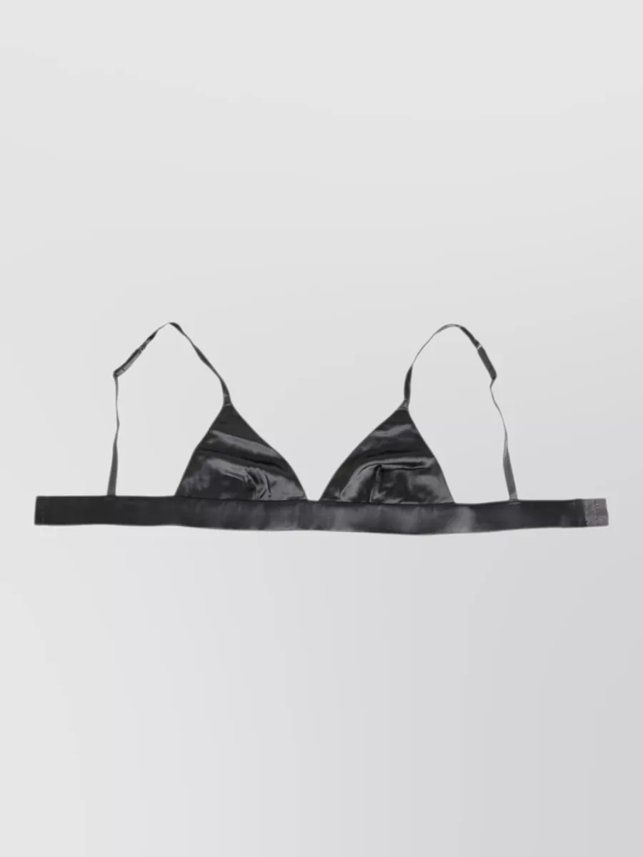 Dolce&Gabbana silk satin triangle soft cup bra