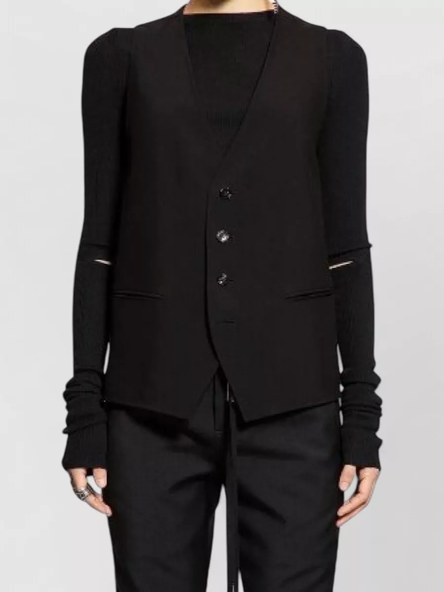Ann Demeulemeester viscose waistcoat
