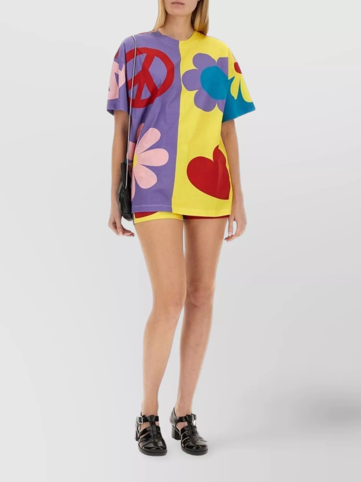 Moschino Symbols graphic t-shirt jersey | The Fashion Square