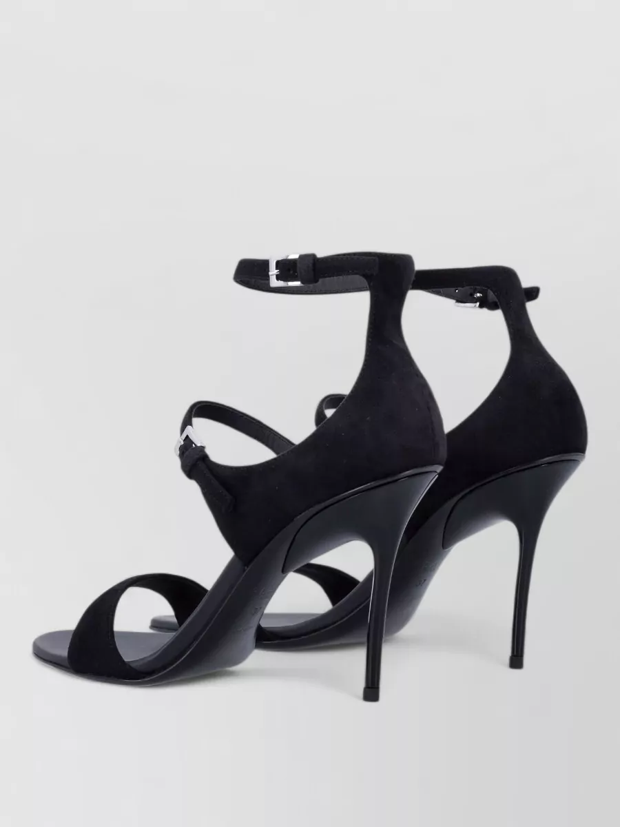 Alaïa Suede Leather Strappy Sandals