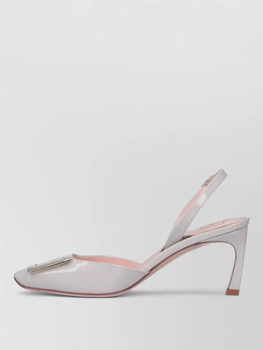 Roger Vivier High Heel Pumps Slingback Pointed Toe Kitten