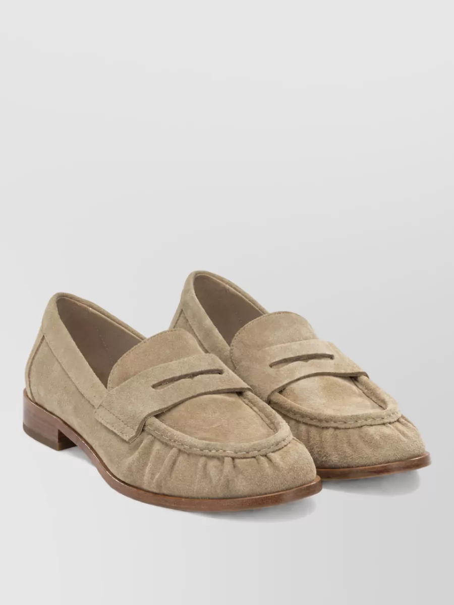 Strategia leather loafers