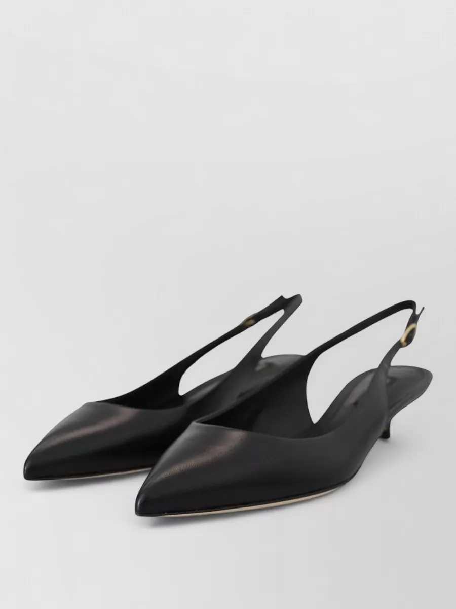 Dolce&Gabbana Leather Slingback Sandals