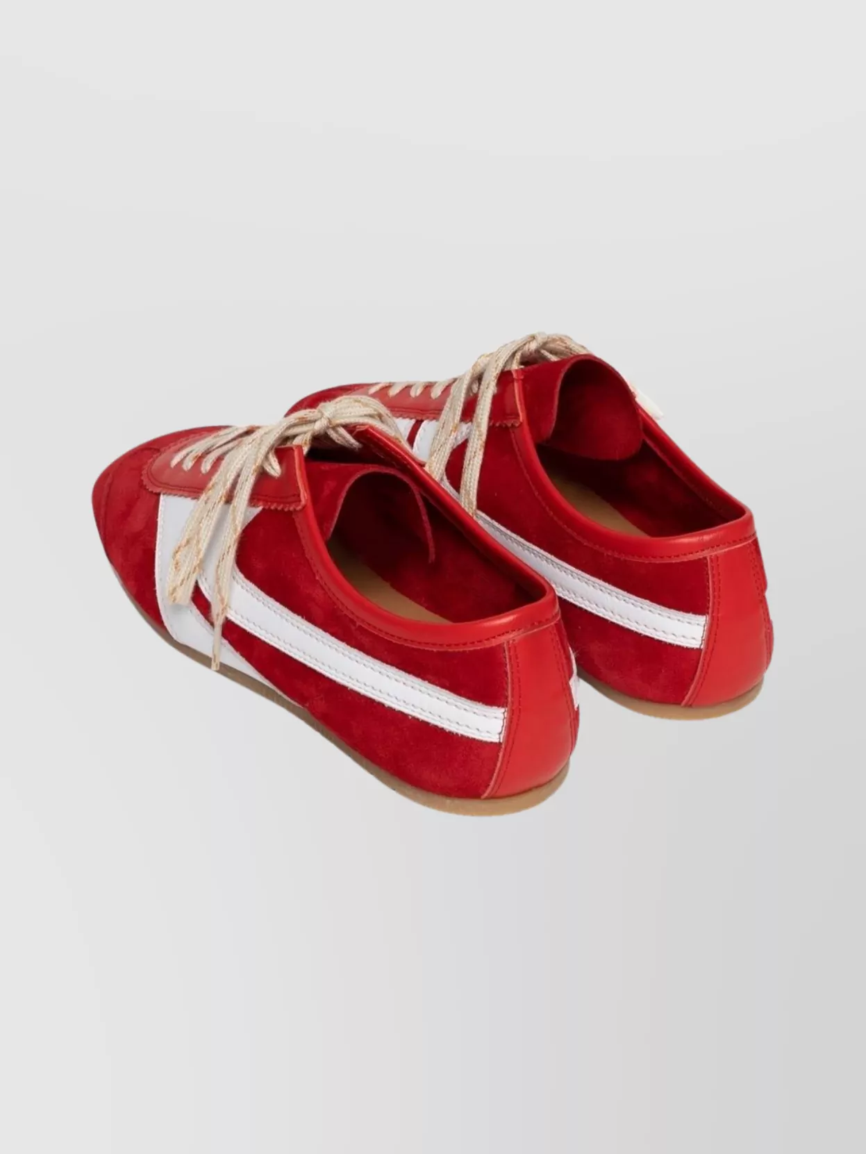 Dries Van Noten Low Top Sneakers With Rubber Sole And Stripe