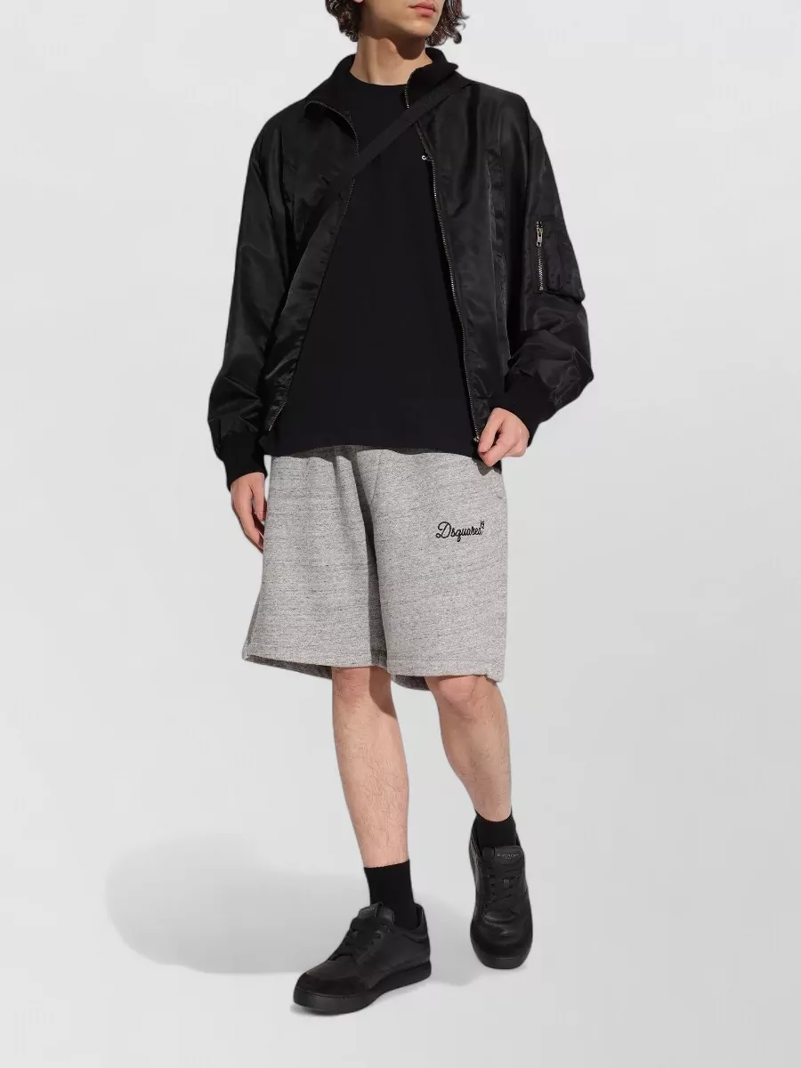 Dsquared2 Shorts Elastic Waistband Side Pockets Design