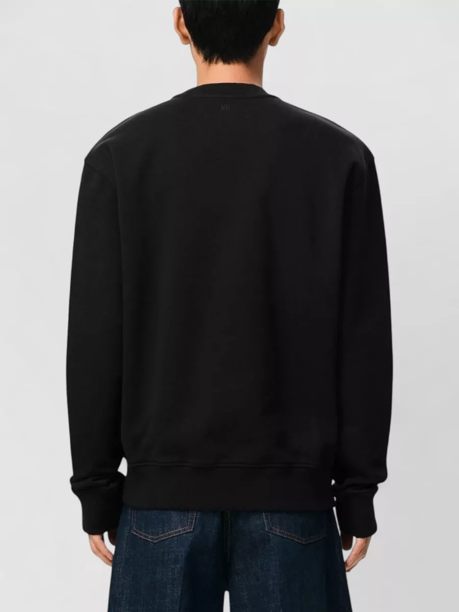 Ami Paris Cotton Crewneck Sweatshirt