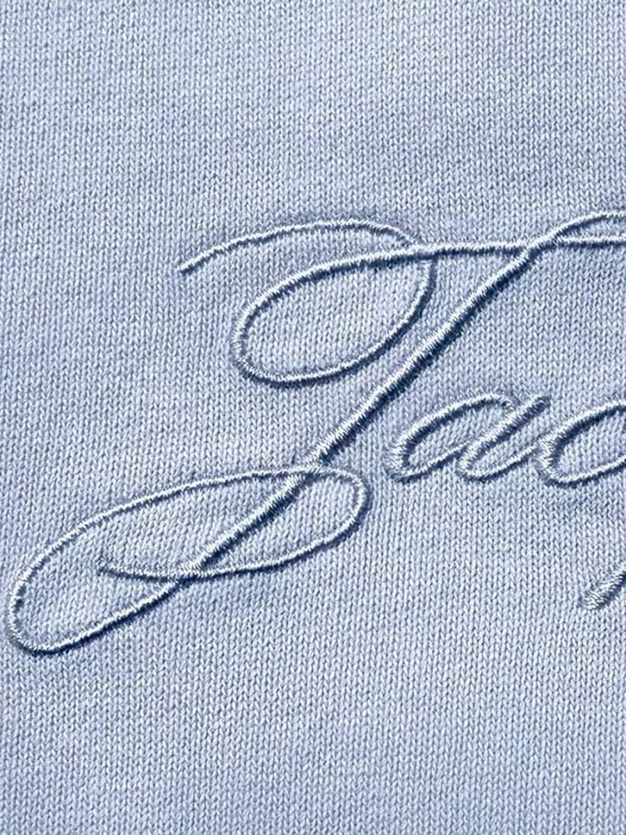 Jacquemus Cropped Embroidered Logo Cotton T-Shirt