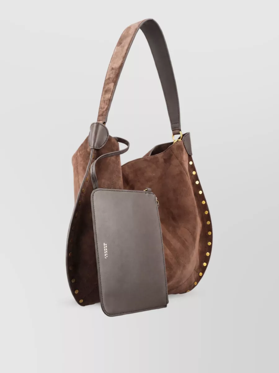 Isabel Marant Oskan Moon Leather Tote Bag