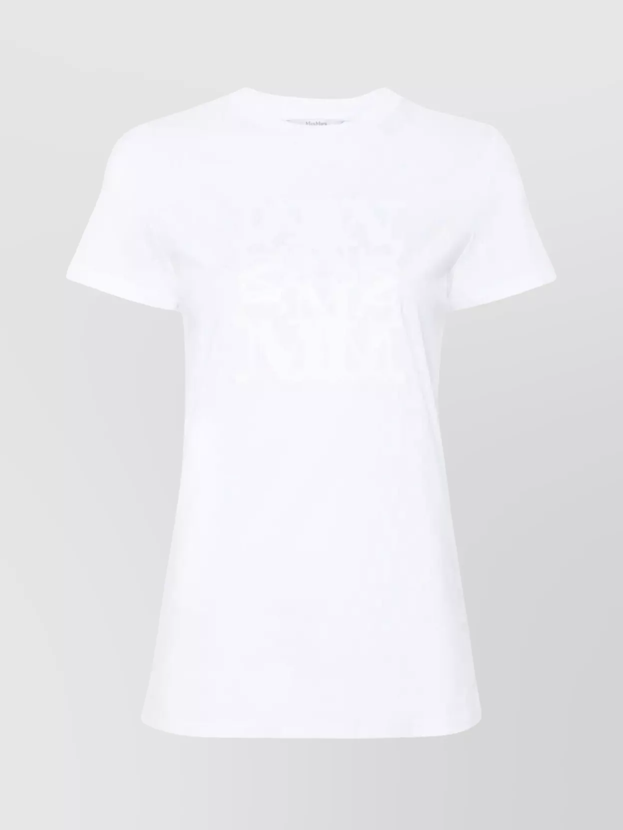 Max Mara Graphic Print Crew Neck Short Sleeve Top In Animal Print