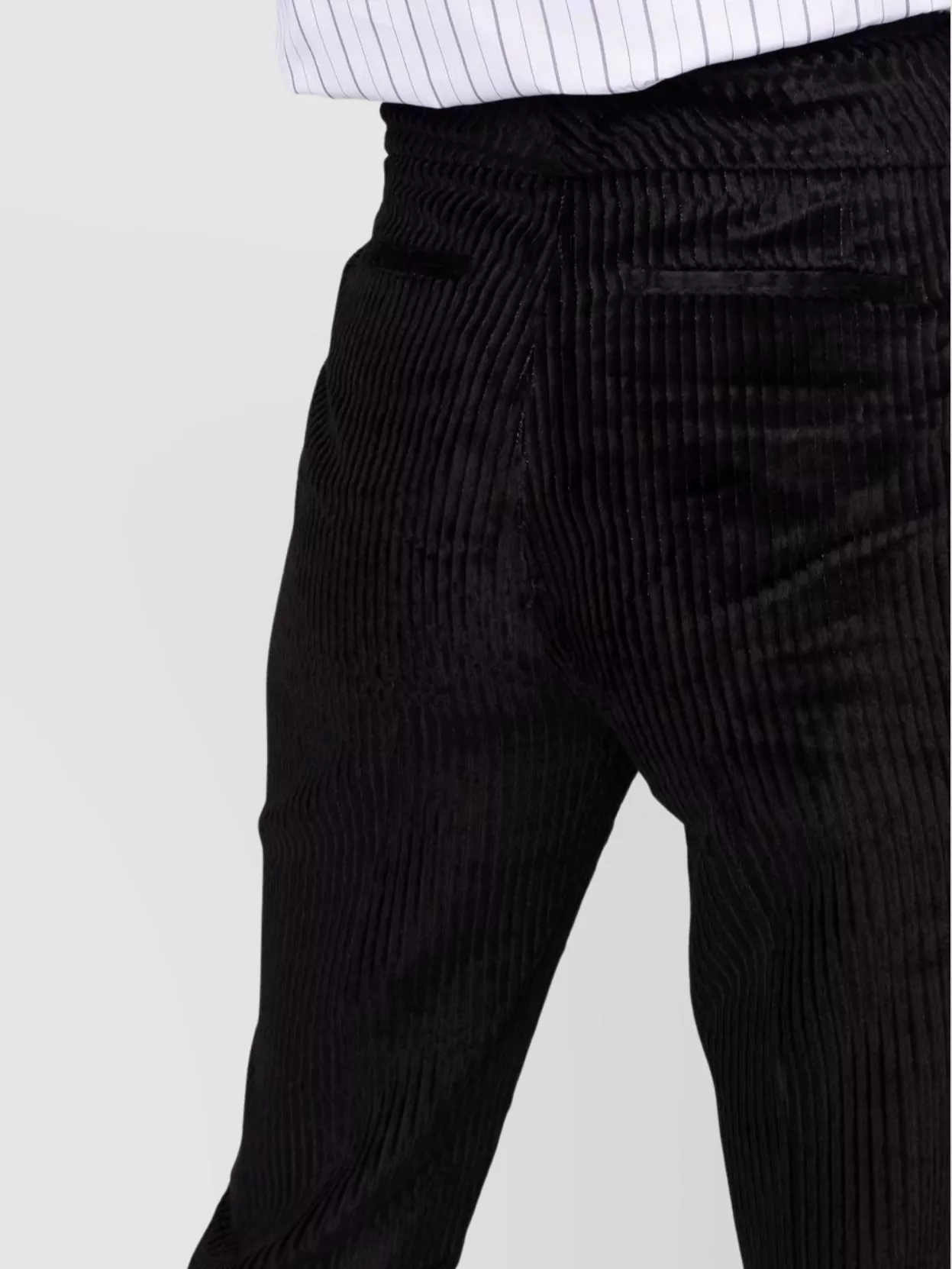 Fabiana Filippi Corduroy Striped Trousers Elasticated Waist