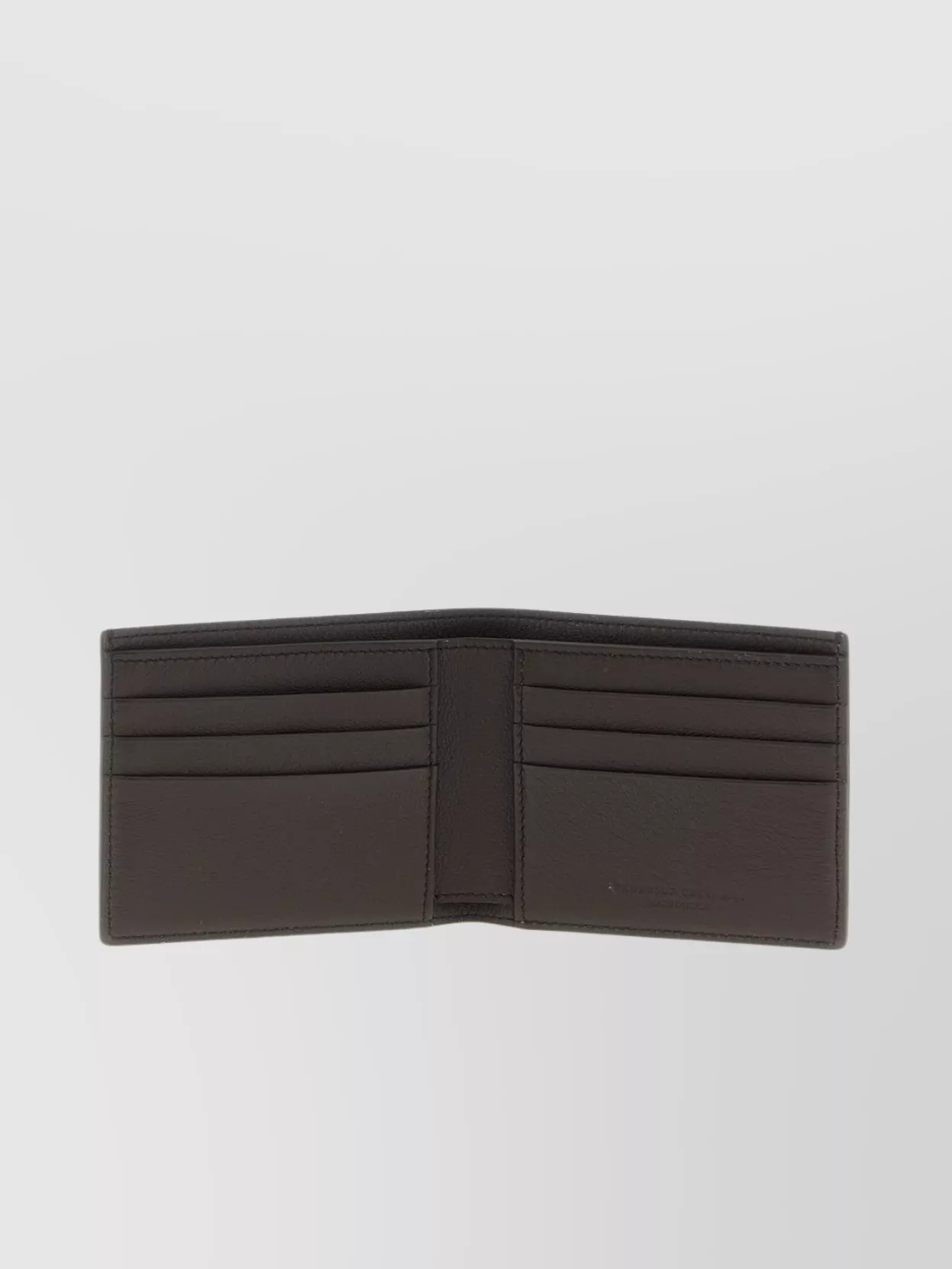 Brunello Cucinelli Bi-Fold Leather Wallet With Sleek Design