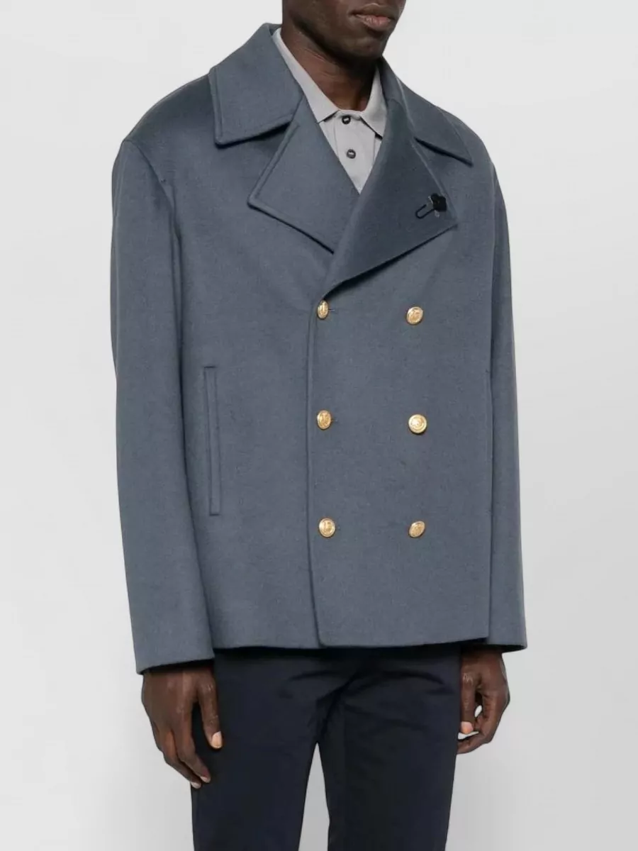 Lardini Double Breasted Mens Attitude Pea Coat