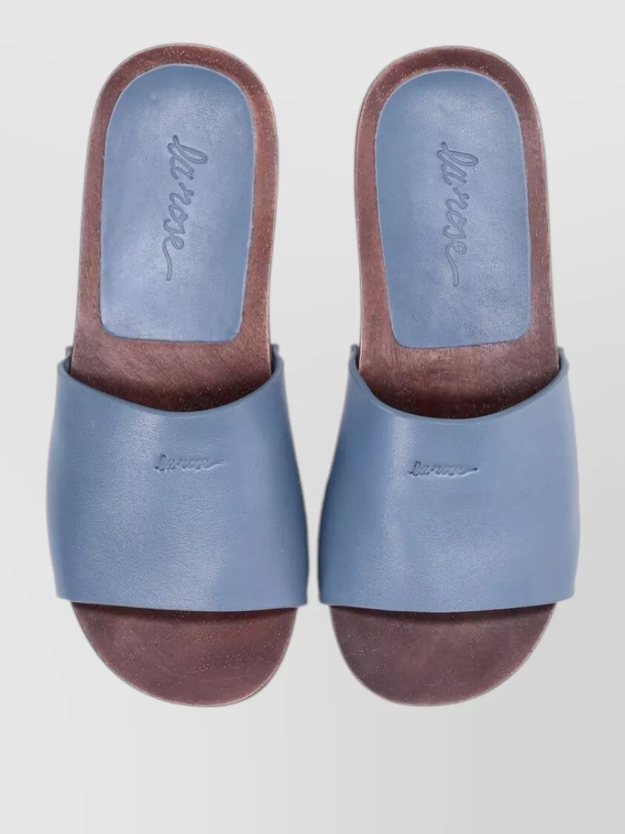 La Rose Leather Sandals
