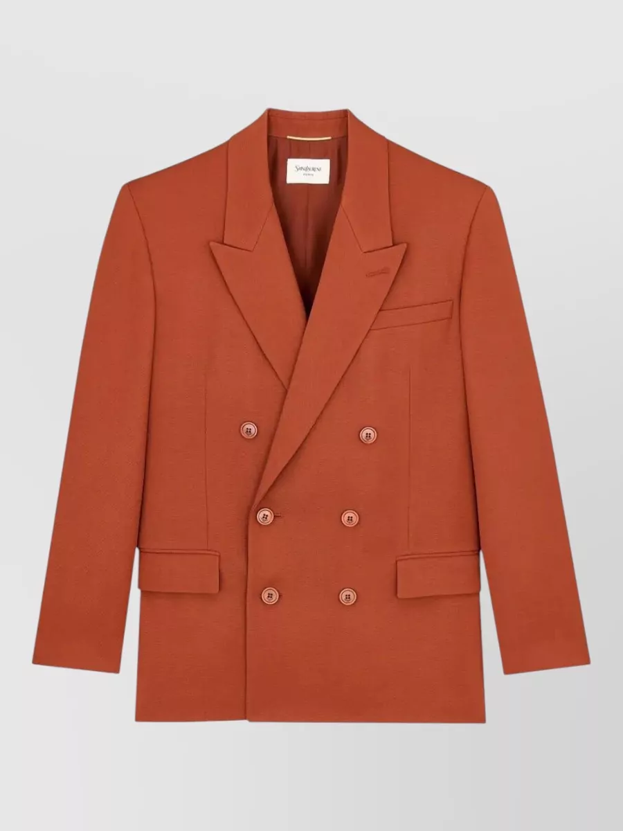 Saint Laurent Virgin wool double-breasted blazer