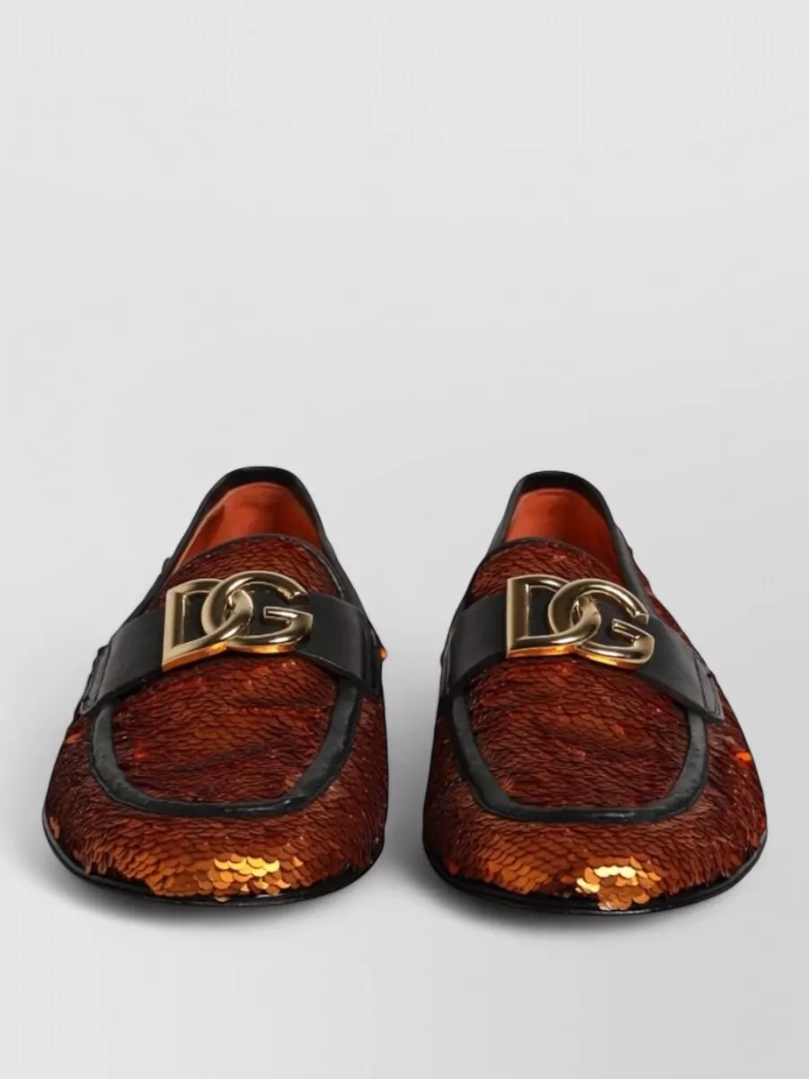 Dolce&Gabbana sequin embellished loafers