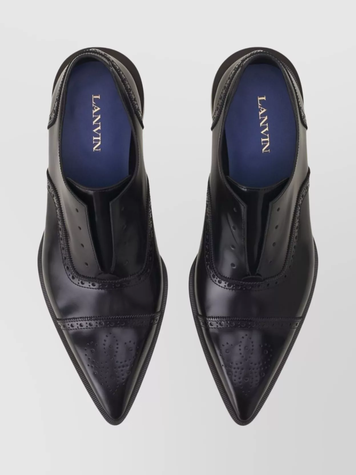 Lanvin Brogues With Pointed Toe Design