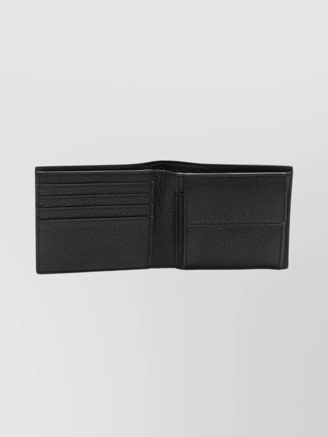 Tom Ford Deer Leather Bifold Wallet Textured Finish Coin Slot