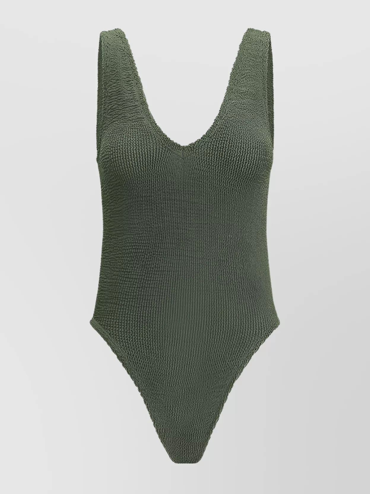 Hunza G Swimsuit Sculpting Supportive Deep Neckline