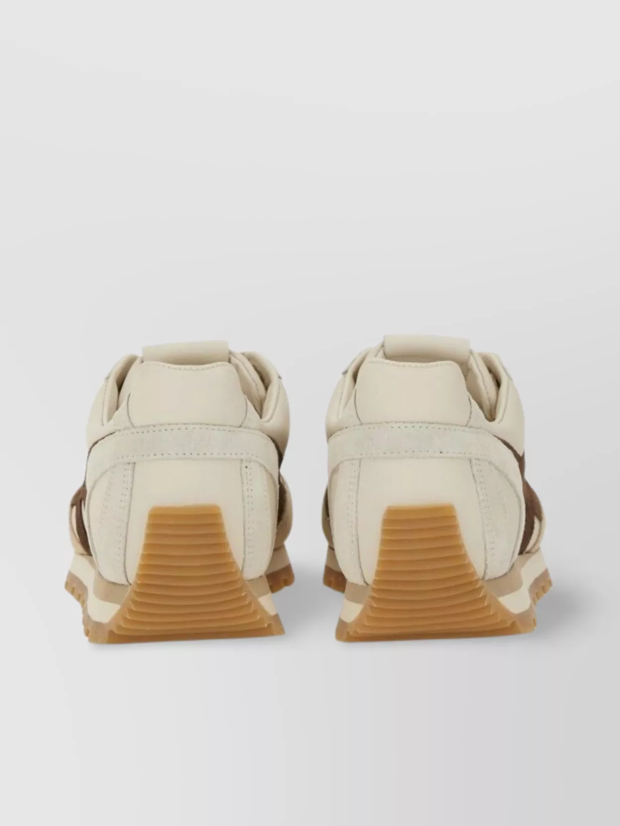 Hogan Low-Top Rubber Sole Sneakers With Contrast Stripe