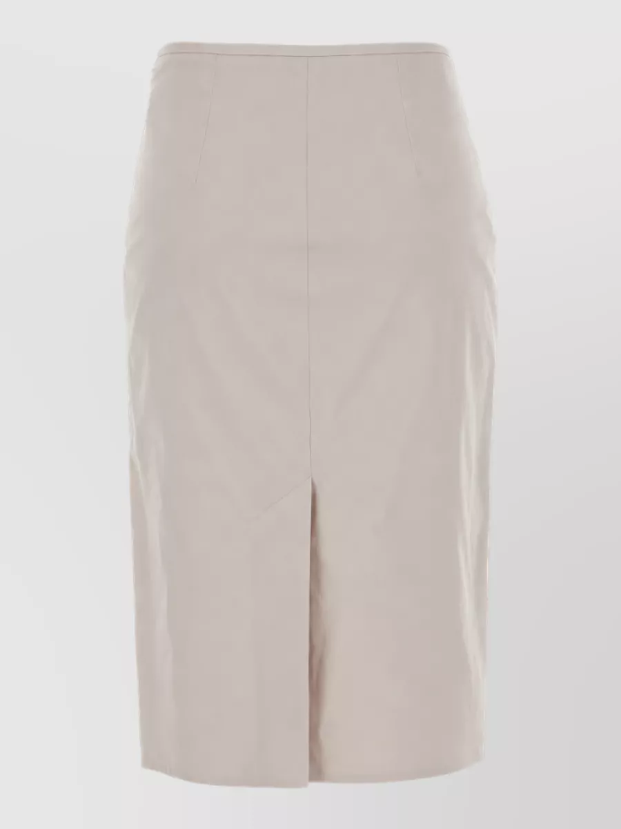 Miu Miu stretch cotton-blend midi pencil skirt