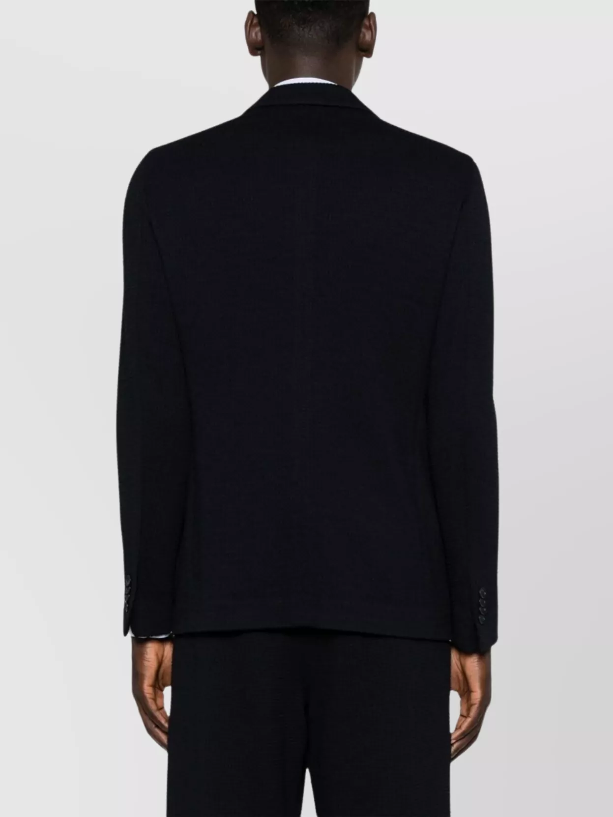 Giorgio Armani Single-Breasted Suit Jacket Notch Lapels