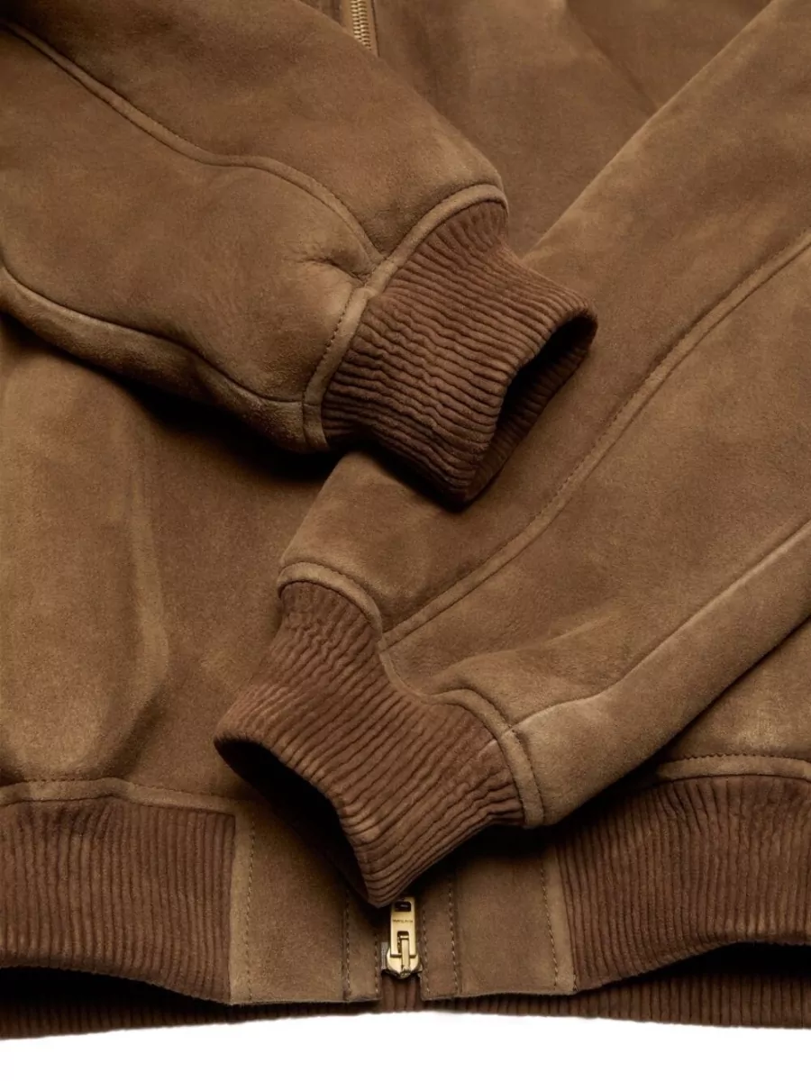 Acne Studios Shearling Single-Breasted Coat
