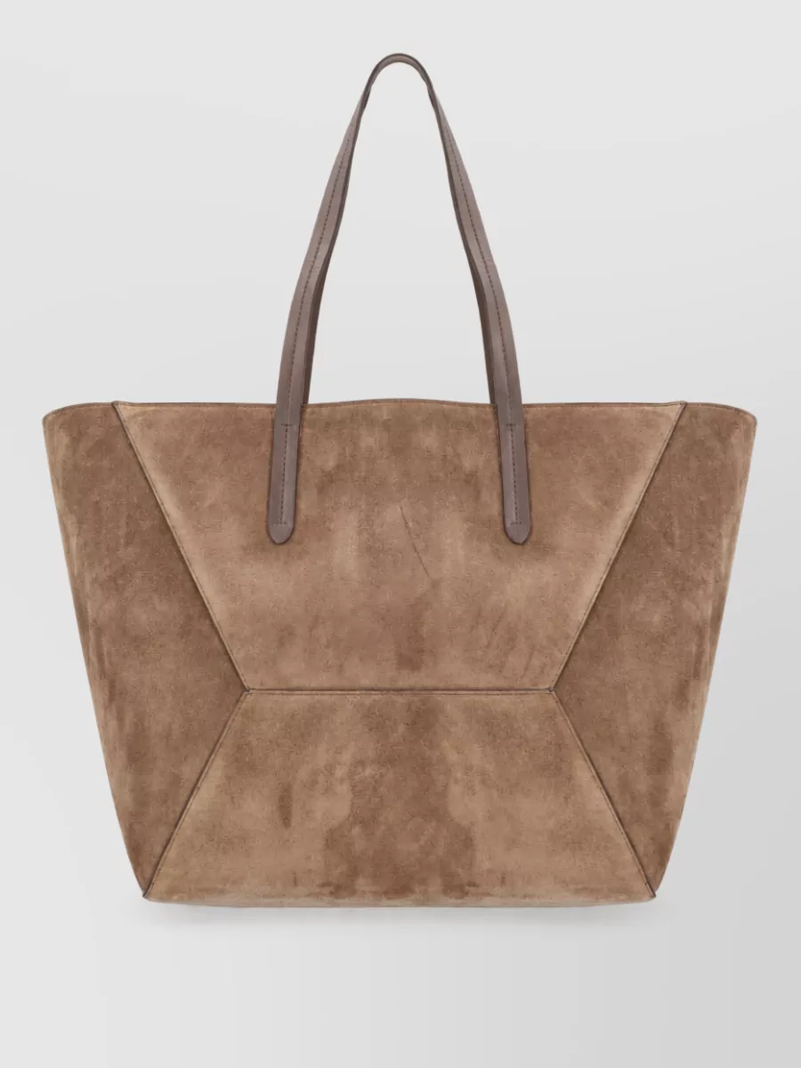 Brunello Cucinelli Maxi Shopping Bag Leather Tote Bag