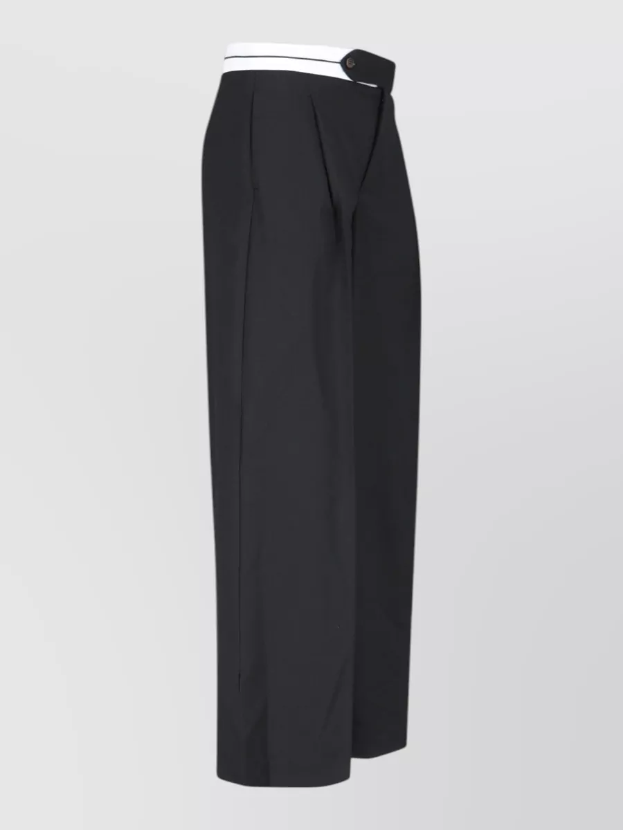 The Garment Straight-Leg Wide-Leg Trousers