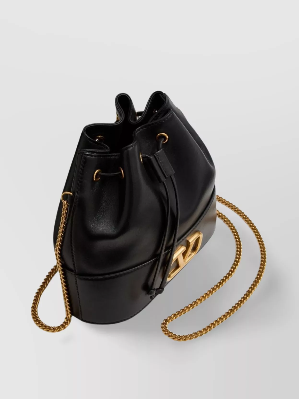 Valentino Garavani Bucket Bags With Chain Strap And Gold-Tone Hardware
