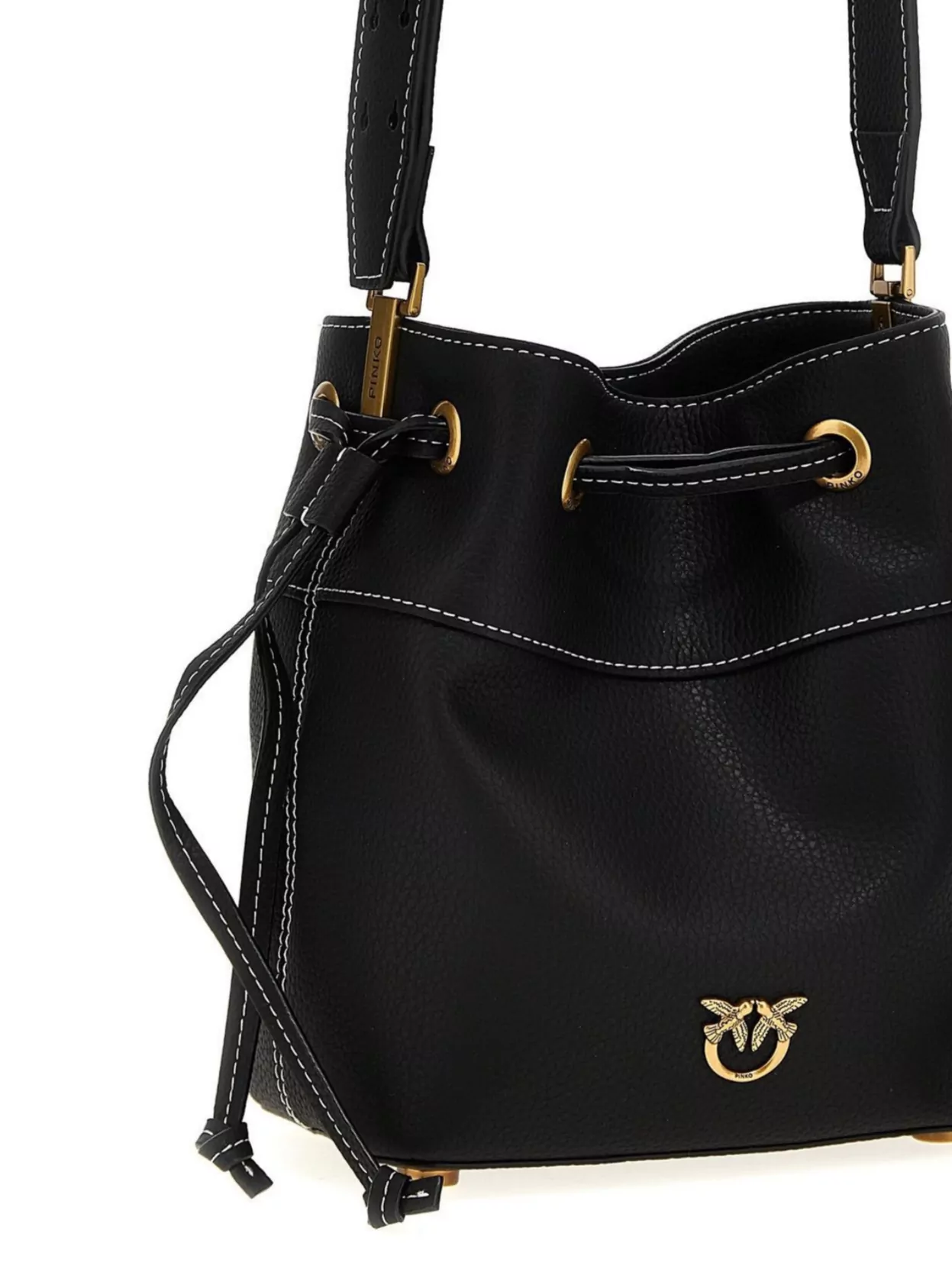 Pinko Small Bucket Bag Adjustable Strap