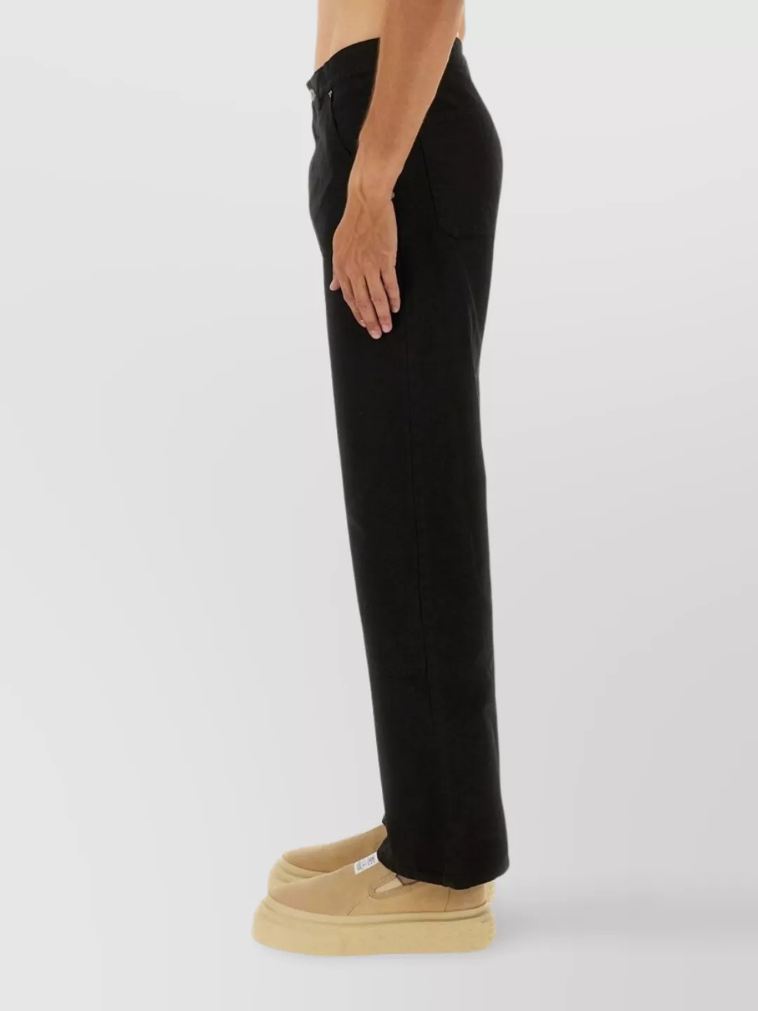 Mm6 Maison Margiela Trousers Featuring Wide-Leg Design And Belt Loops