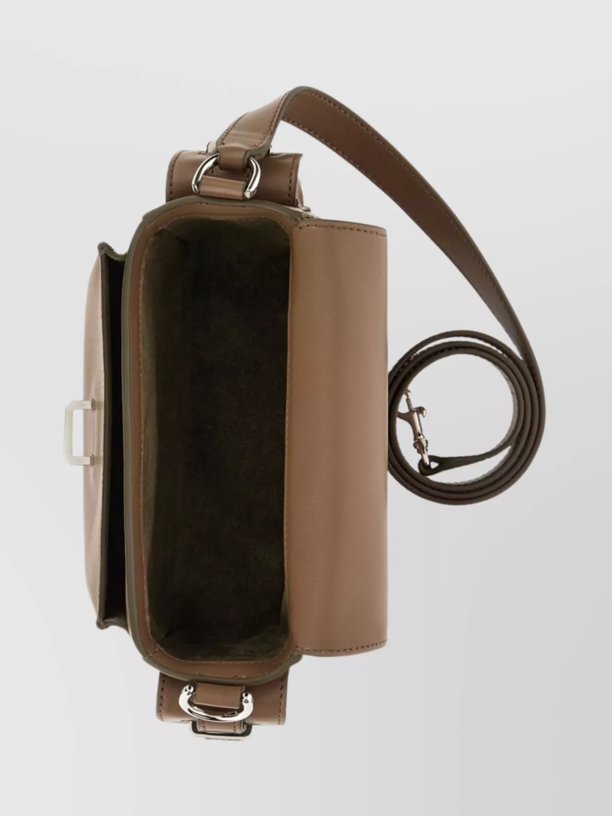 Hogan Small Leather Crossbody Bag Flap