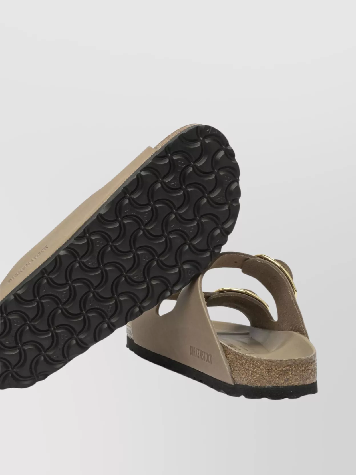Birkenstock Toe Open Sole Textured Sandals In Neutral