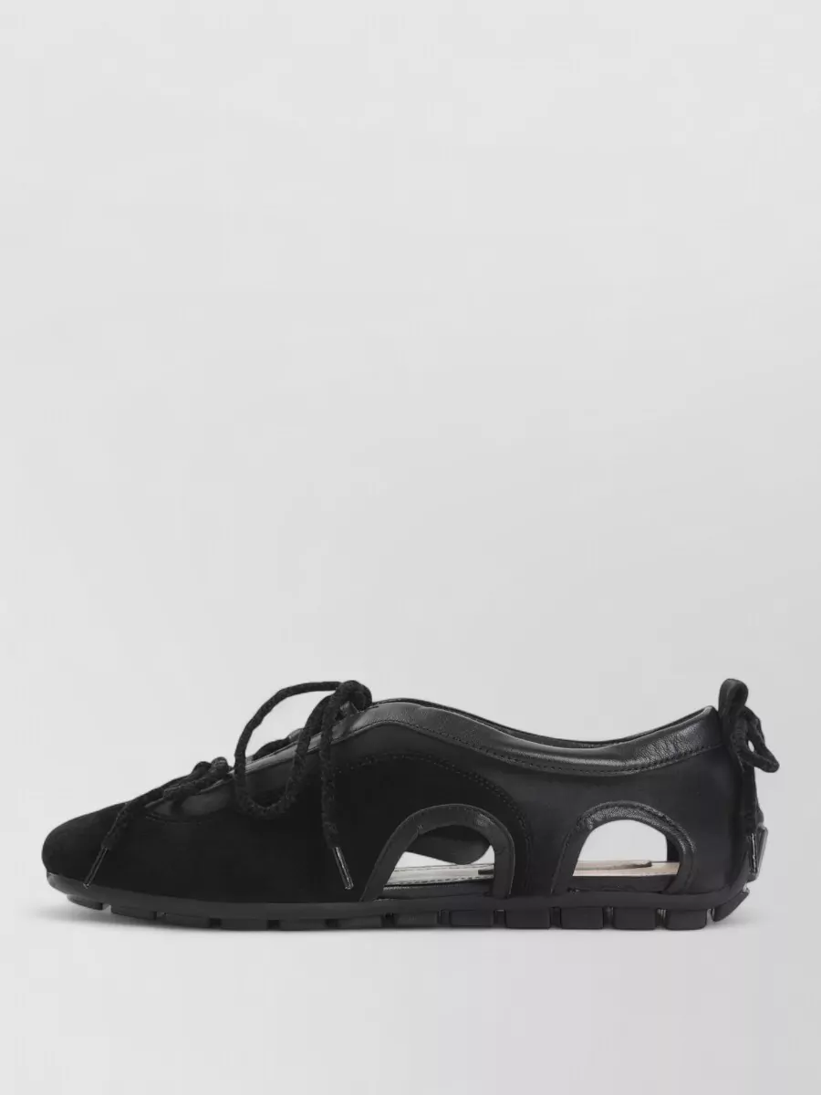 Simone Rocha Cut Out Ballerina Grip Trainer Sneaker