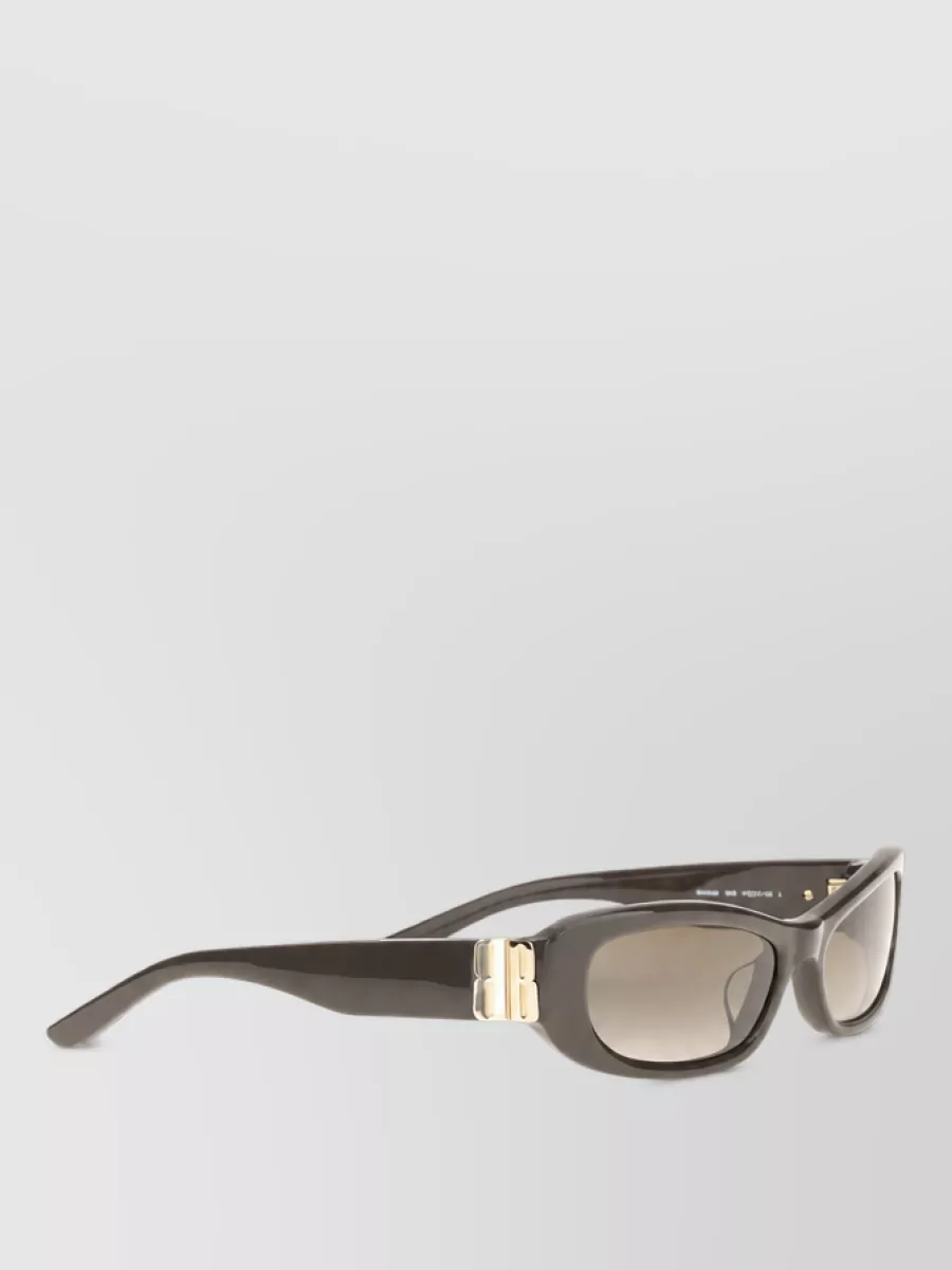 Balenciaga Acetate Rectangular Sunglasses