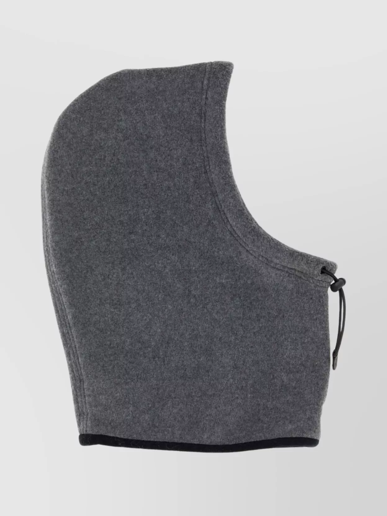 Miu Miu Polyester Fleece Balaclava Headwear In Gray