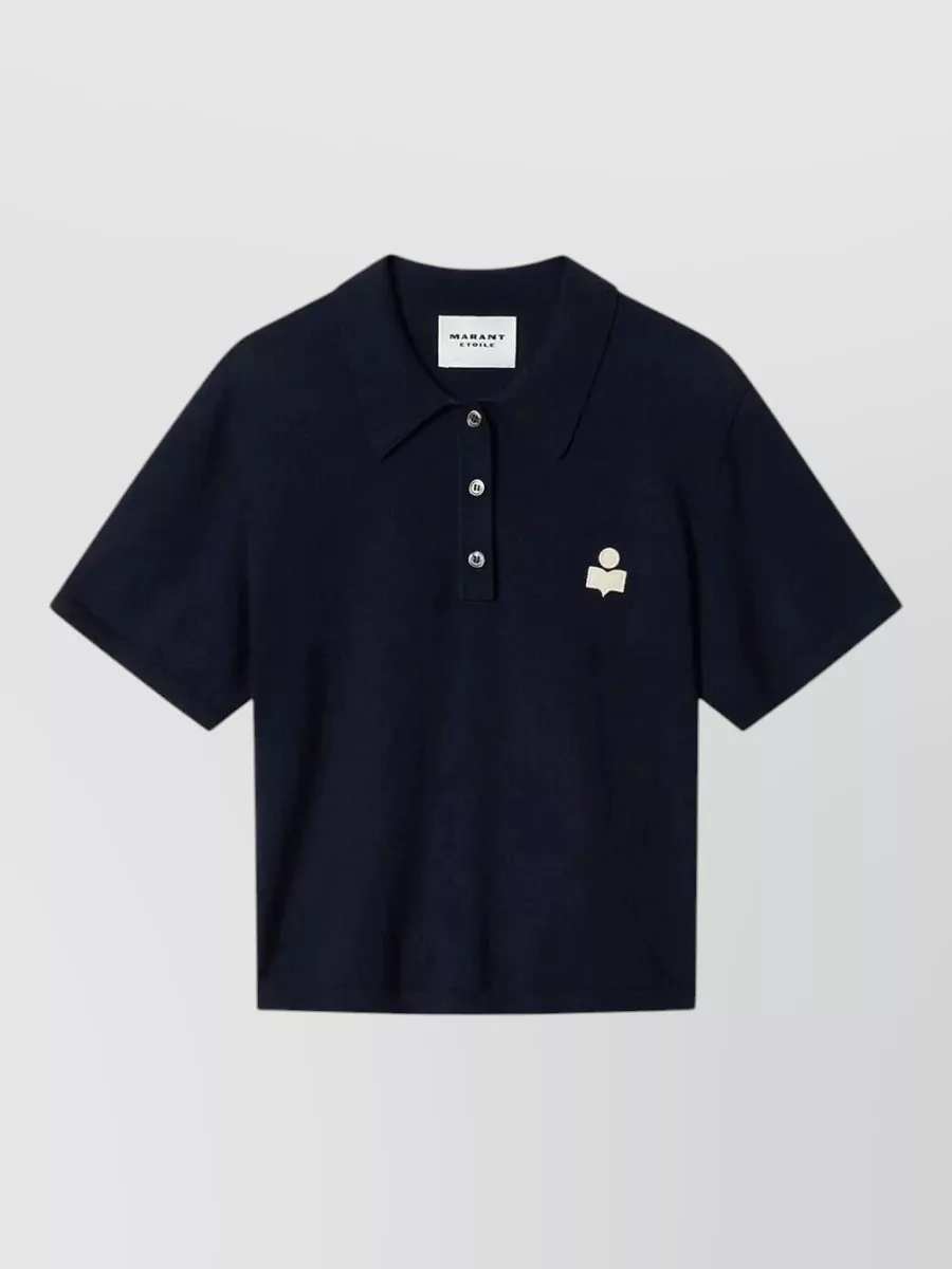 Isabel Marant Etoile Althea slim-fit polo shirt