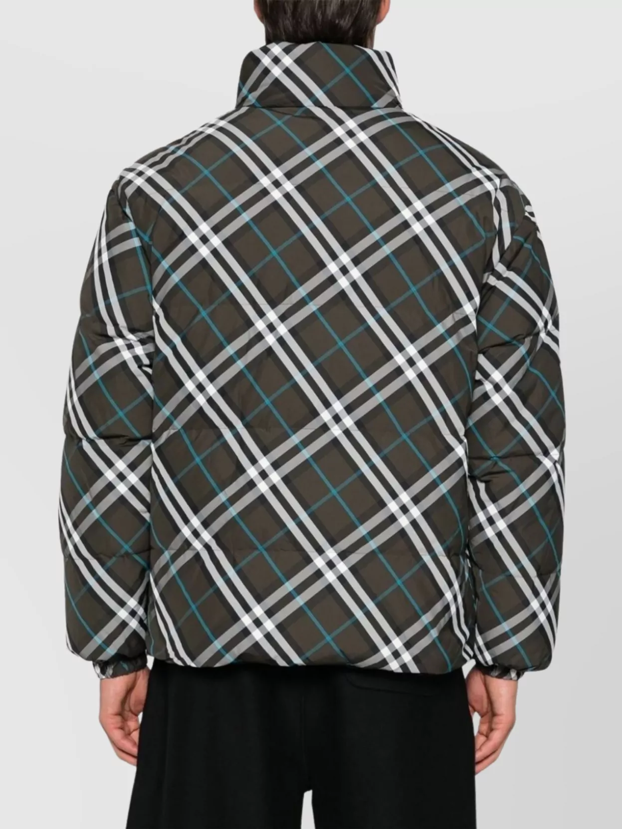 BURBERRY CHECK REVERSIBLE DOWN JACKET