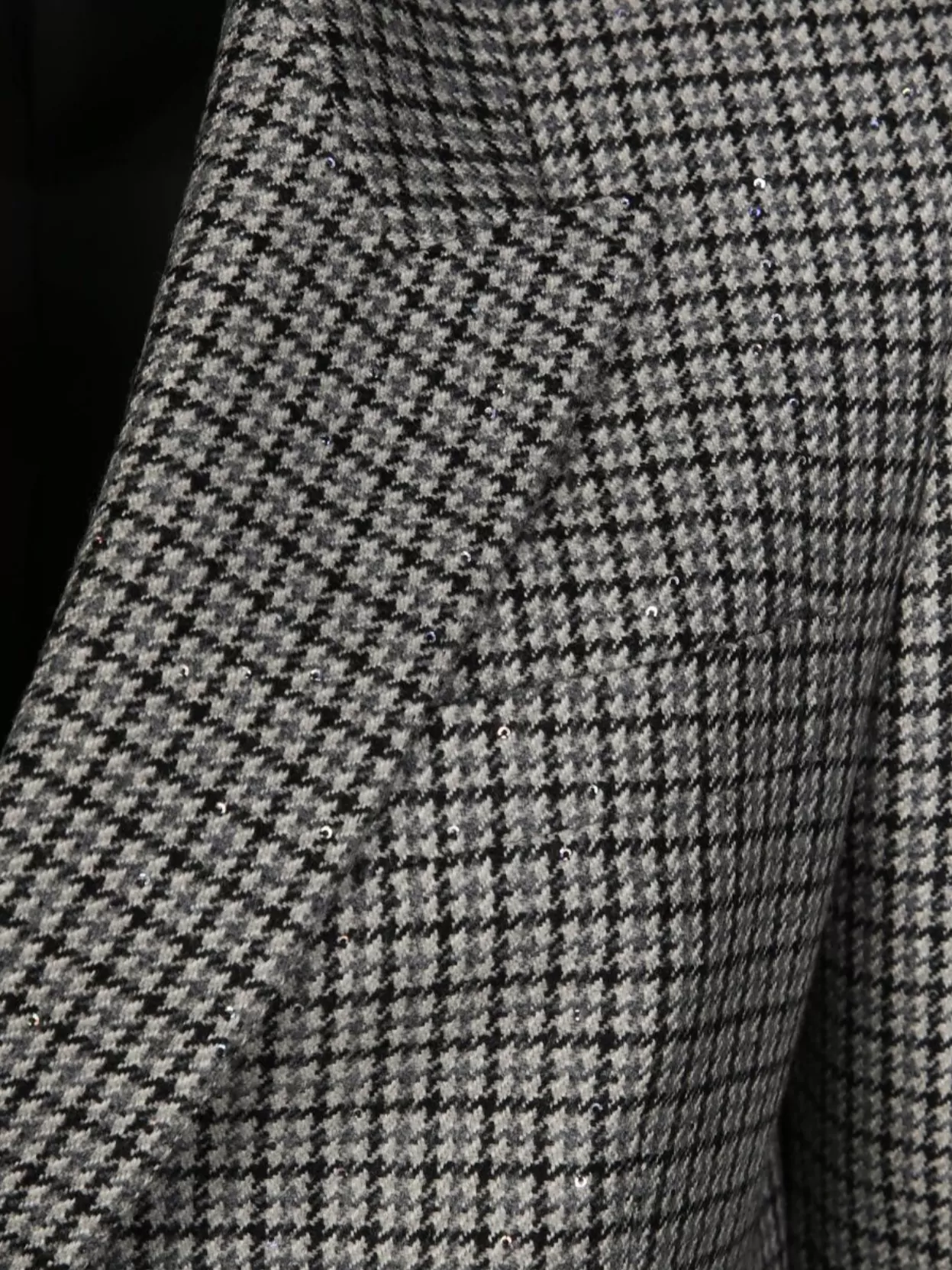 Tagliatore Double-Breasted Coat With Sequin Polka Dots