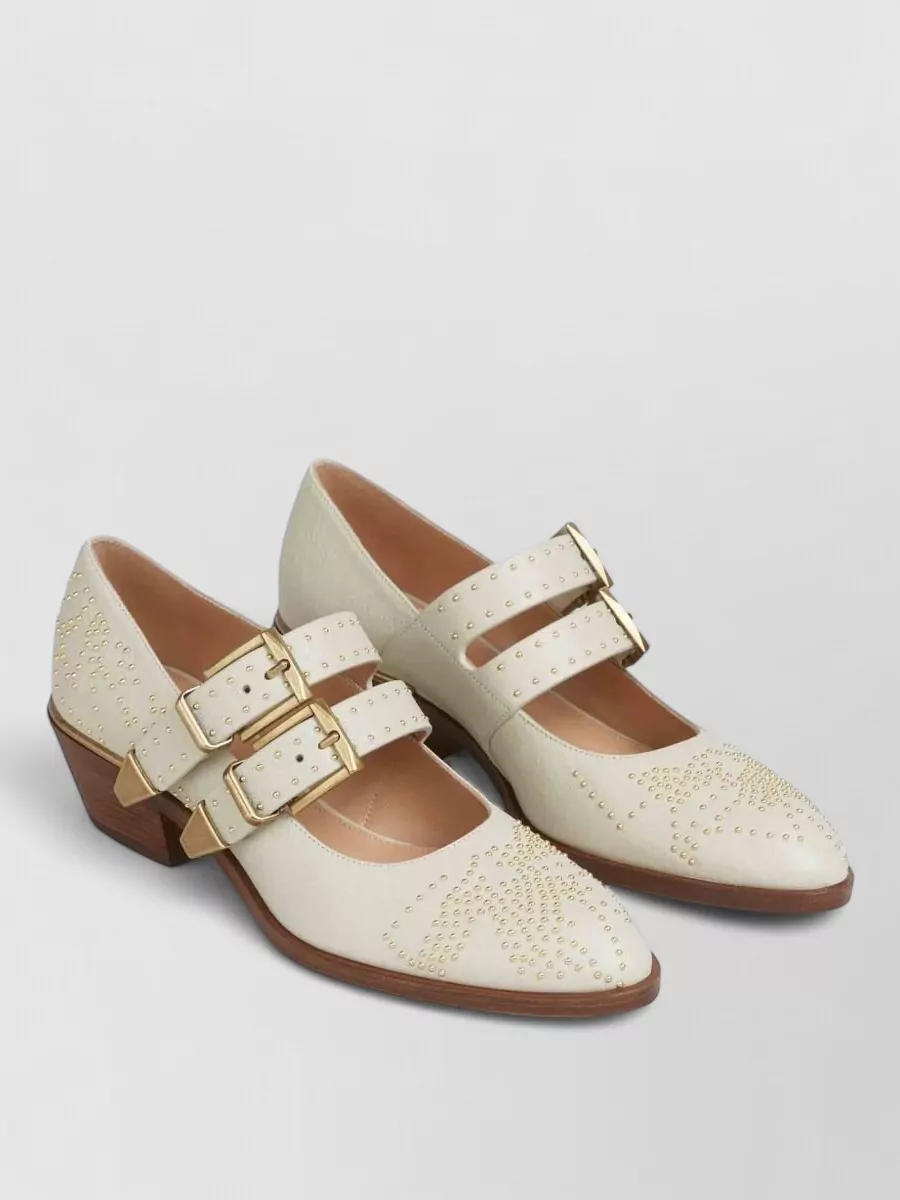 Chloé leather ballerina shoes
